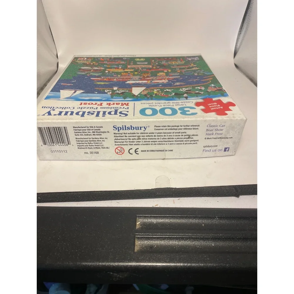 Classic car boat show by Mark Frost 300 Piece Puzzle